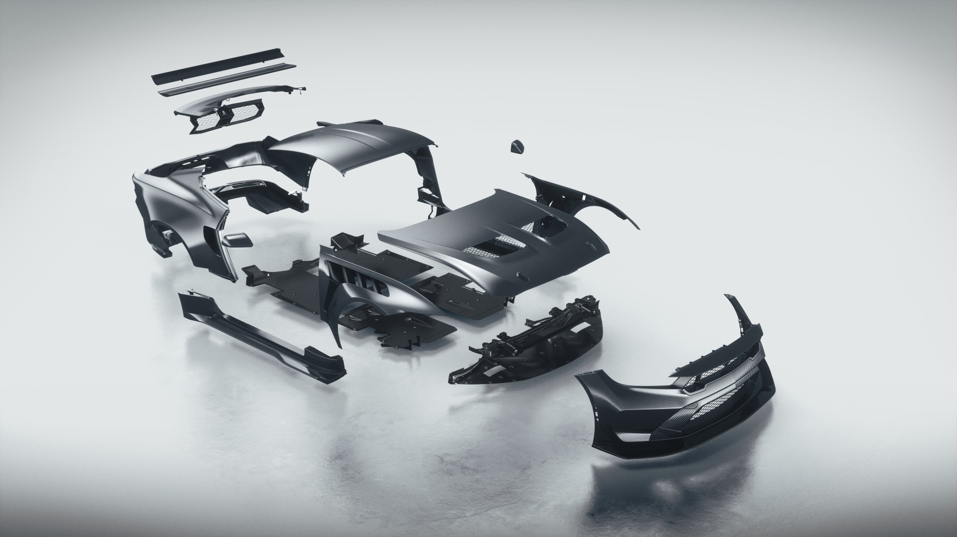 SMALL_Mustang GTD Carbon Fiber Panels